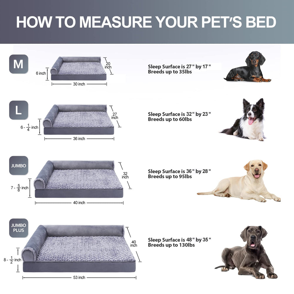 MIHIKK dog bed in use on the floor showing ample lounging space