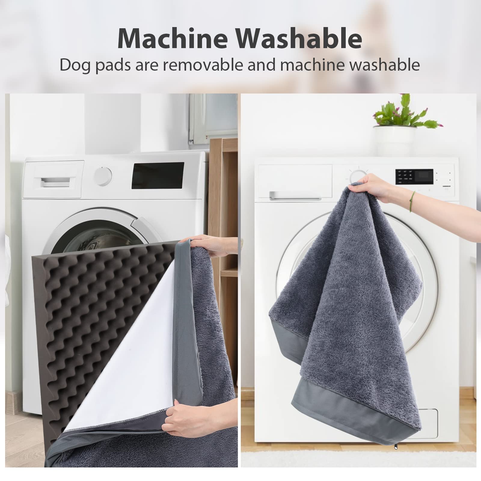 MIHIKK machine-washable cover makes cleaning quick