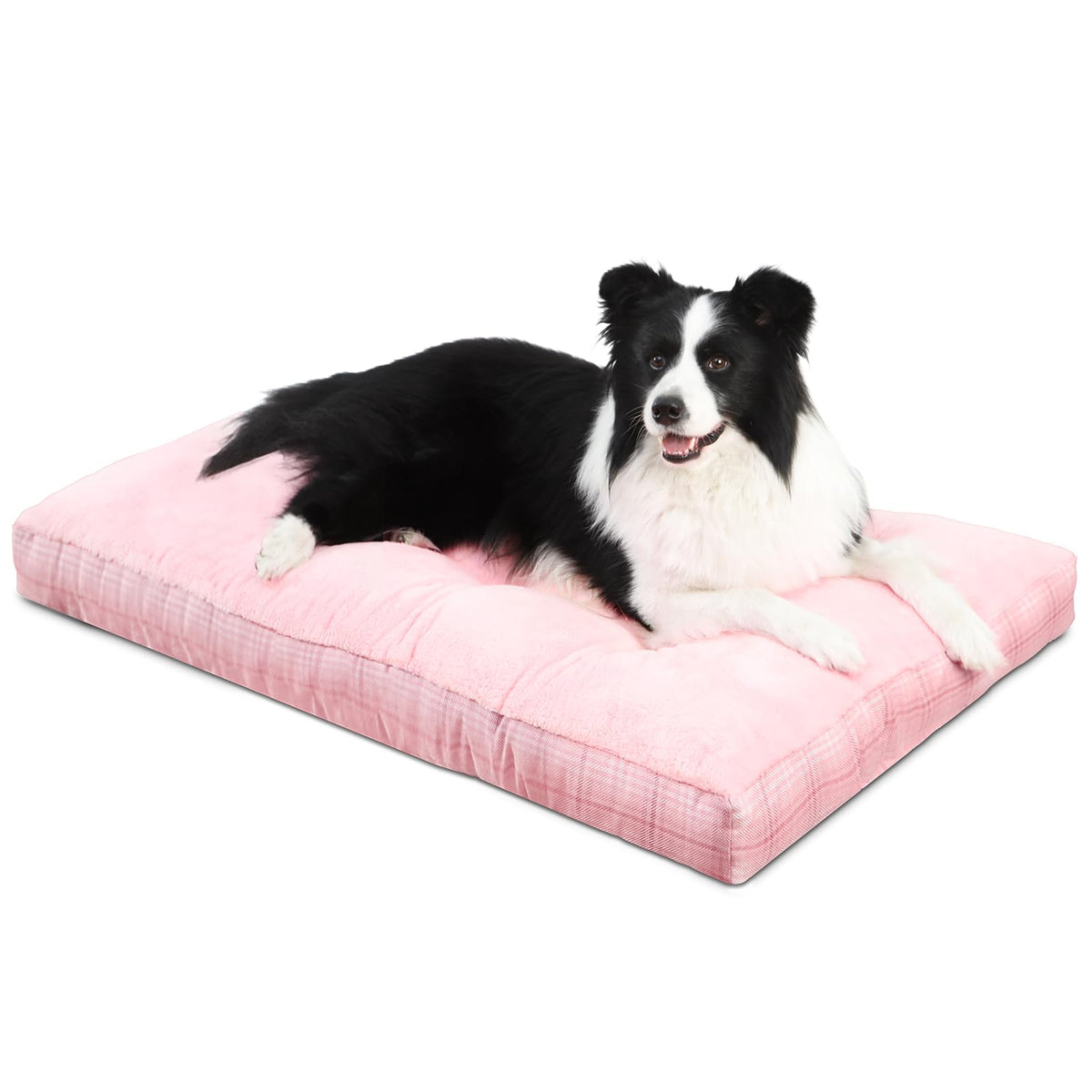 MIHIKK large dog bed top view shows plush surface for year-round comfort