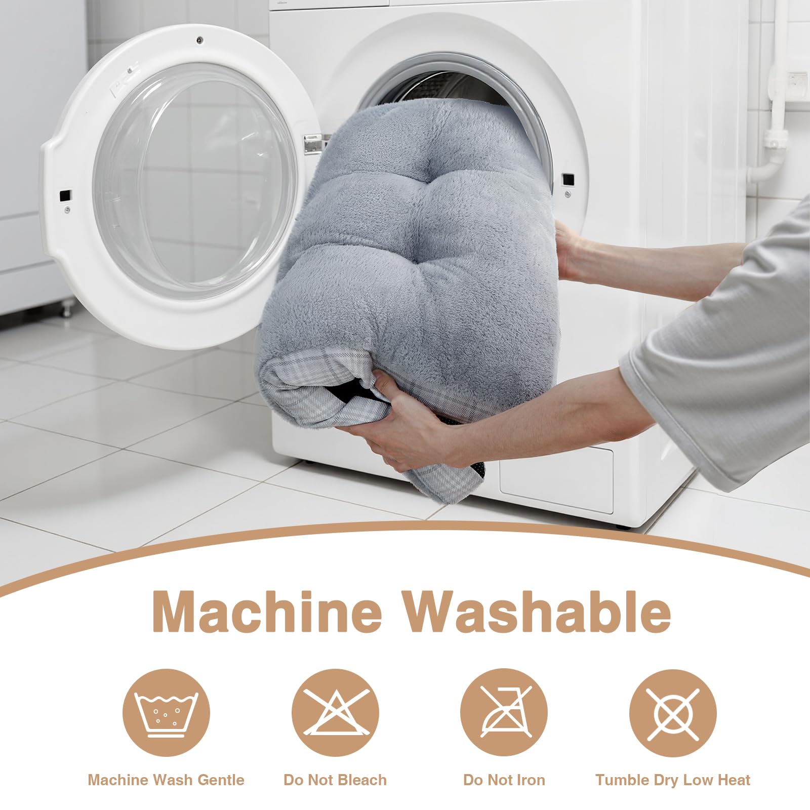 MIHIKK large dog bed after washing shows easy maintenance