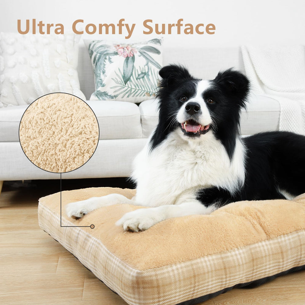 MIHIKK Washable XL dog bed anti-slip bottom keeps the bed in place