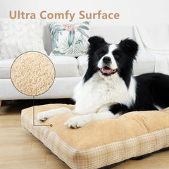 MIHIKK Washable XL dog bed anti-slip bottom keeps the bed in place
