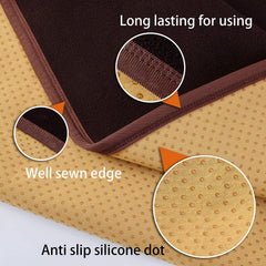 MIIMER thick fleece absorbent pad quickly absorbs moisture to keep surfaces dry.