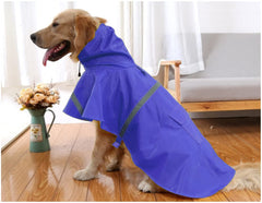 Mikayoo dog raincoat back pocket with Velcro flap for essentials