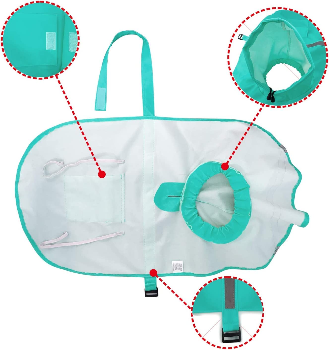 Mikayoo reflective back strip boosts night visibility