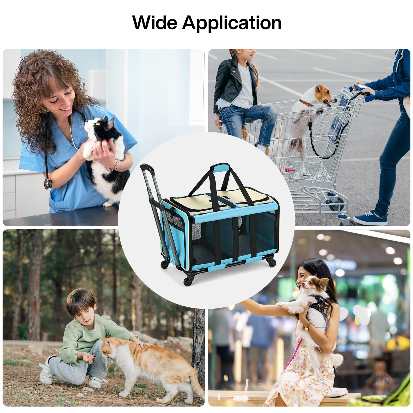 MILADA blue color makes the carrier easy to spot during trips.