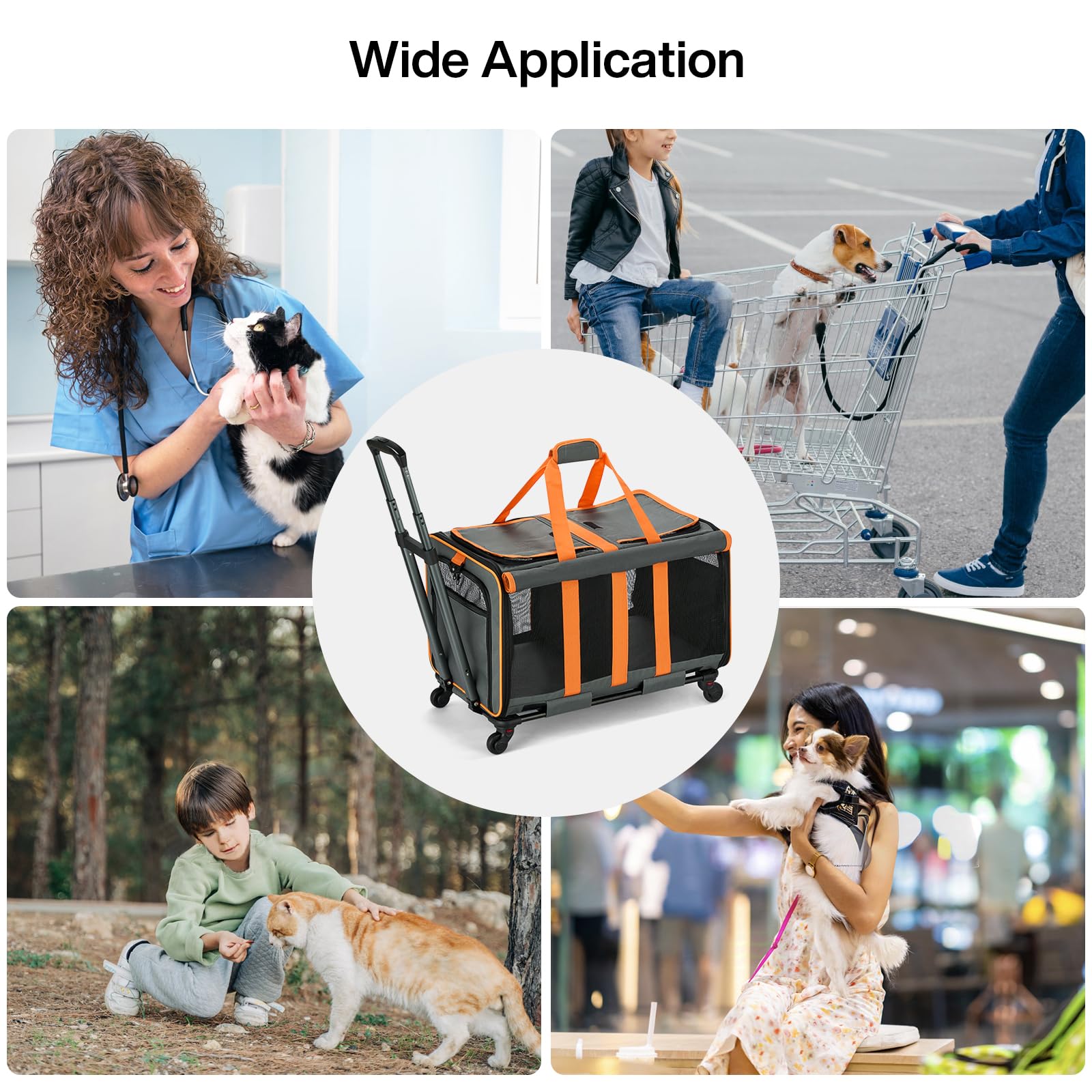MILADA foldable-soft-bag option offers portable use as a standalone carrier.