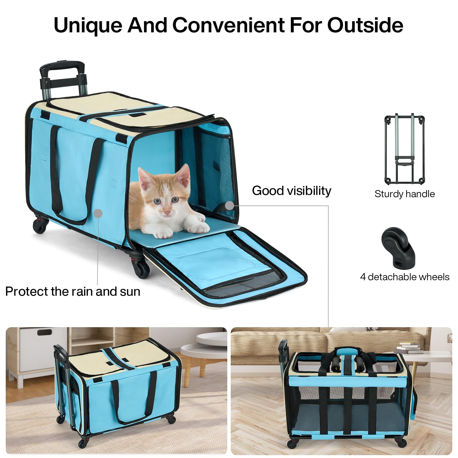 MILADA top and side openings allow effortless loading and access.