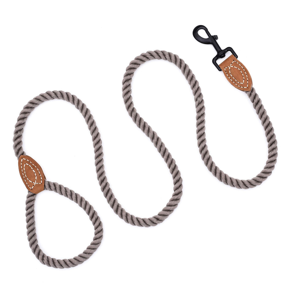 Mile High Life dog leash fits medium to large dogs in stylish camel color.
