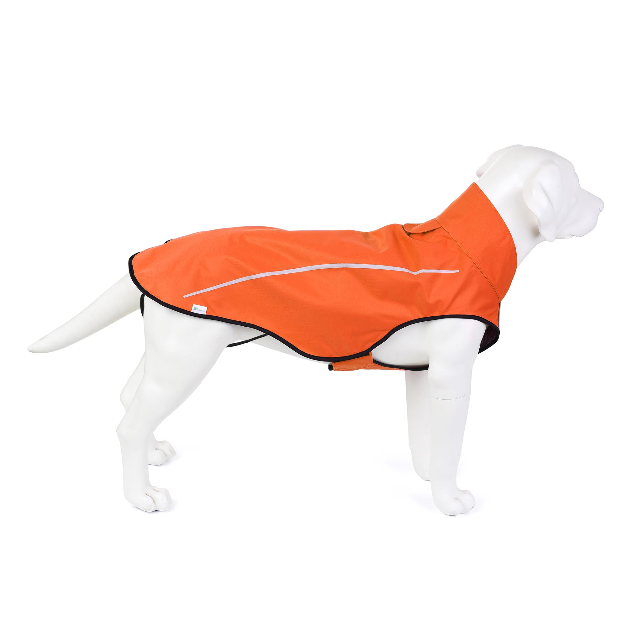Mile High Life dog raincoat front wear keeps your pup dry during rainy walks.