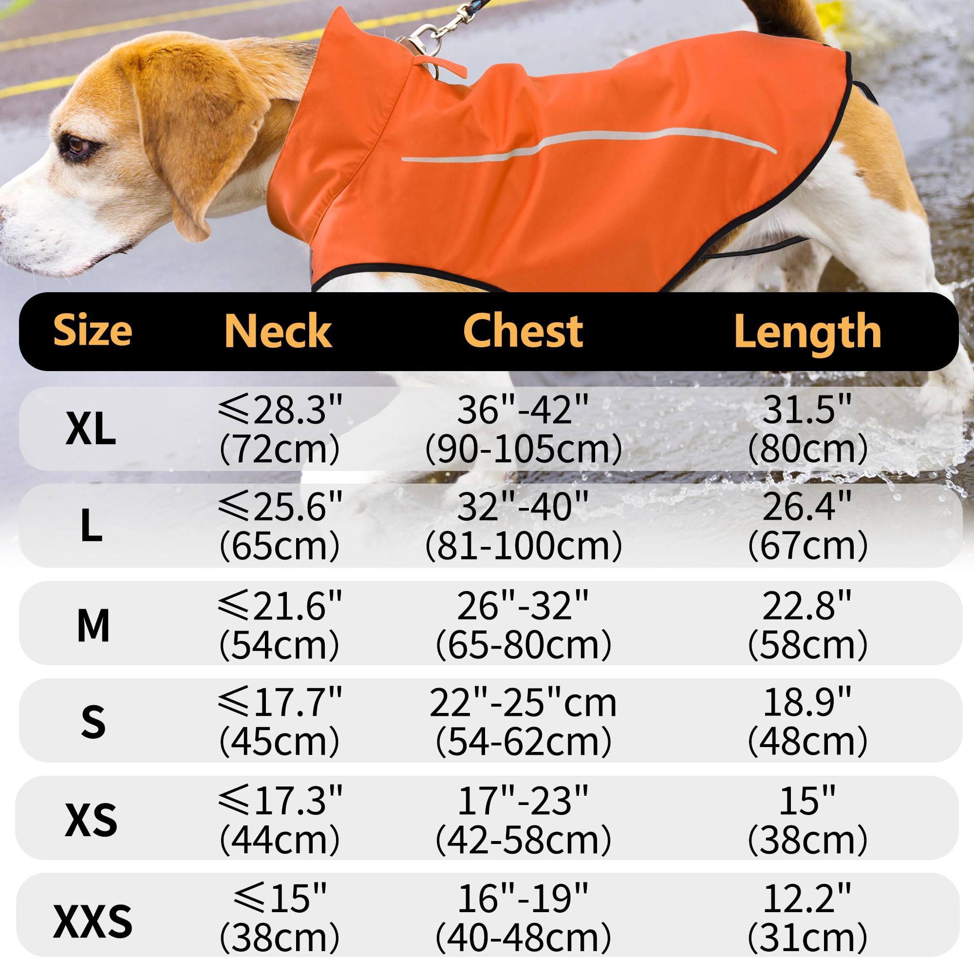 Mile High Life dog raincoat side fit provides secure protection for active dogs.
