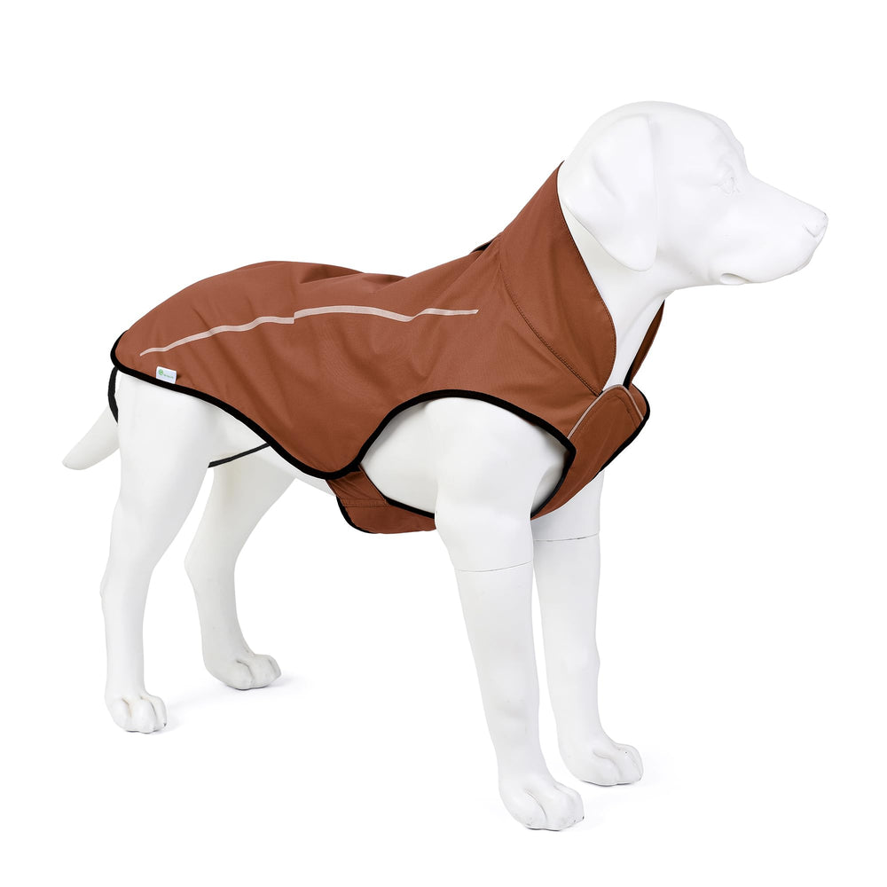 Mile High Life dog raincoat soft-inner-mesh lining adds all-day comfort.