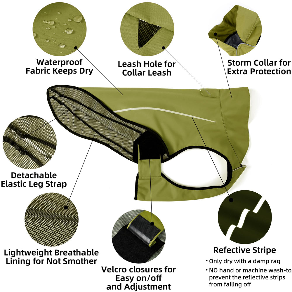 Mile High Life raincoat adjustable Velcro closeup showing easy on/off design