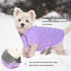 Mile High Life dog warm coat adjustable Velcro shows secure fit and easy on/off.