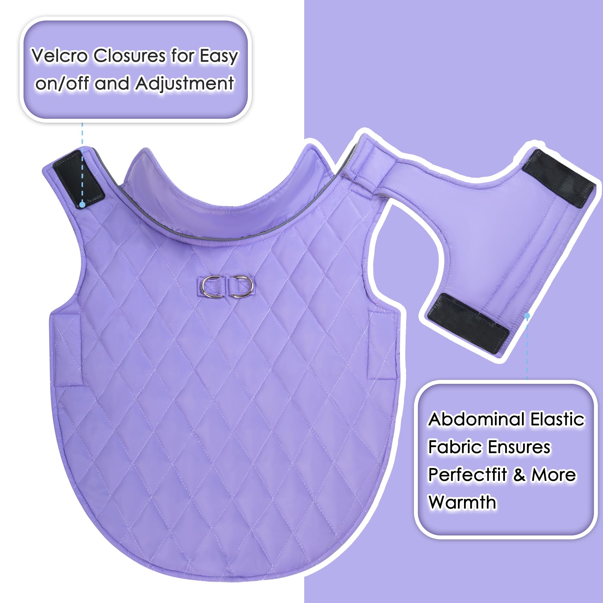 Mile High Life reflective stripe image enhances nighttime visibility for safer walks.