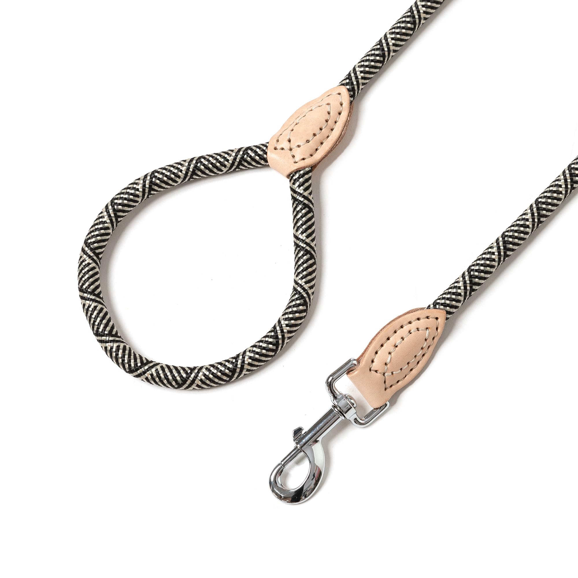 Mile High Life rope leash features 360° swivel hook to prevent tangling.