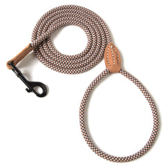 Mile High Life small dog leash closeup of one-third-inch rope highlighting durability for daily walks.