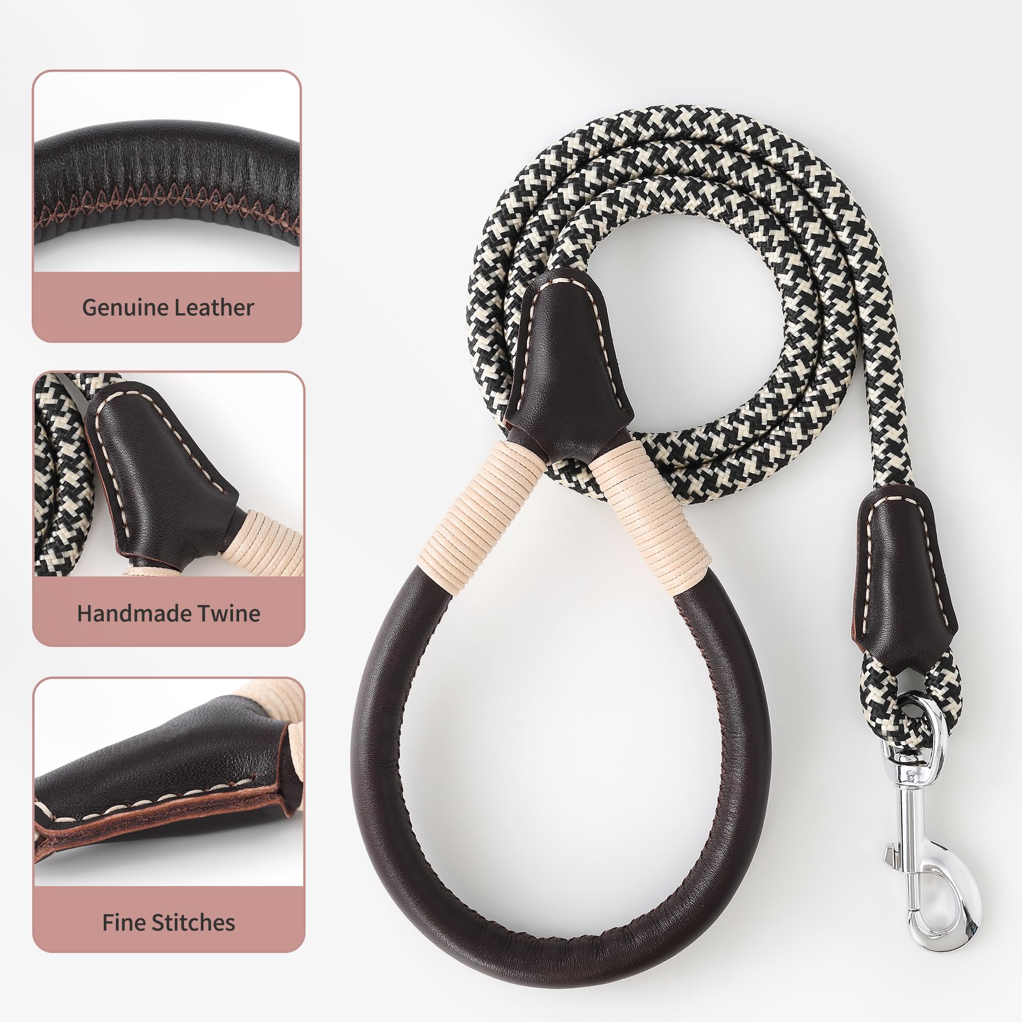 Mile High Life soft leather handle for a comfortable grip