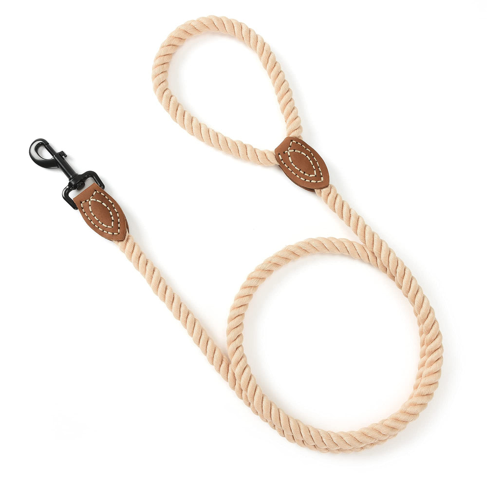 Mile High Life wedding dog leash in light brown adds elegant touch to special occasions.