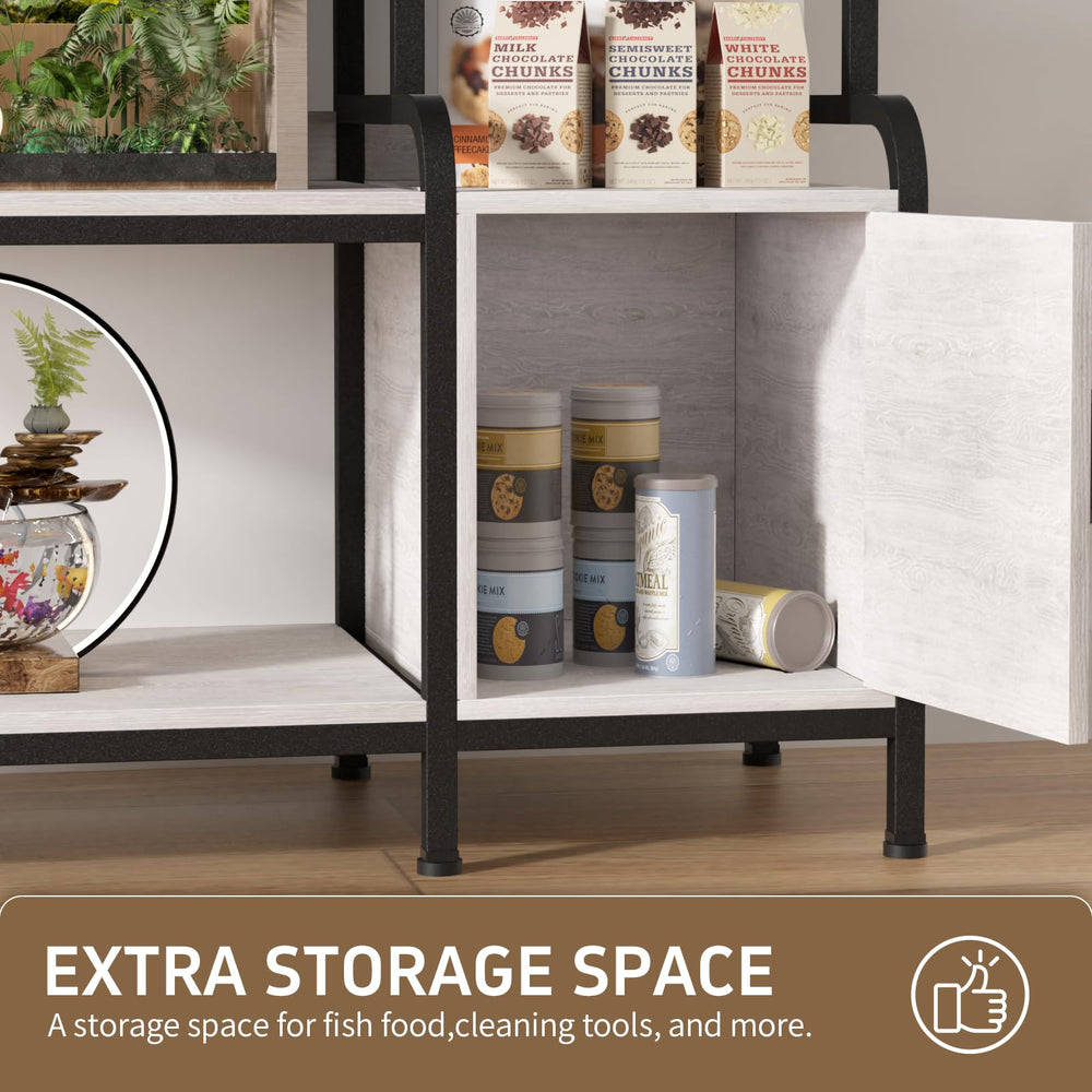 MILEFA tiered layout supports tank equipment and storage needs