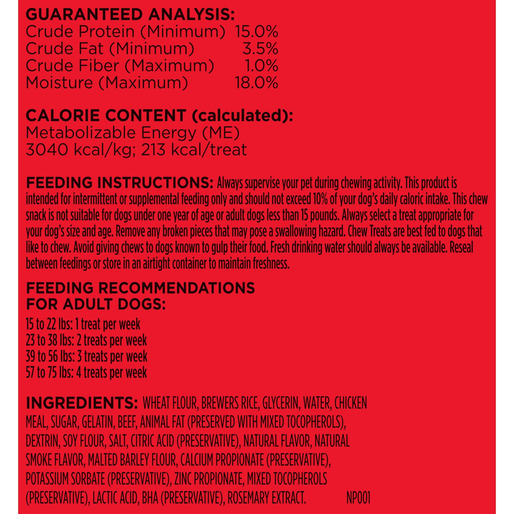 Milk-Bone Comfort Chews natural colors highlighted, no artificial dyes.