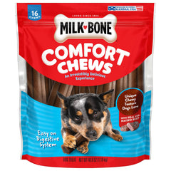 Milk-Bone Comfort Chews rawhide-free for safe, enjoyable chewing.