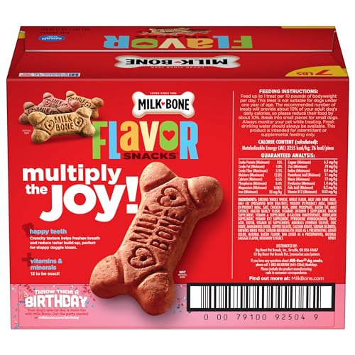 Milk-Bone Flavor Snacks small dog chicken biscuits bone-shaped for happy pups