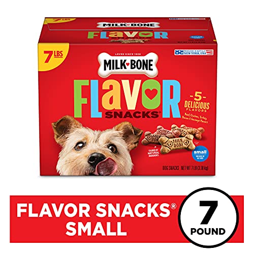 Milk-Bone Flavor Snacks small dog turkey biscuits for daily rewards