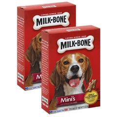 Milk-Bone Minis Original close-up of small, low-calorie treats for training and daily pampering.