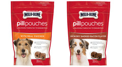 Milk-Bone Pill Pouches pack front for easy pill time planning.