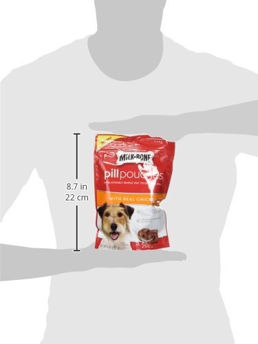 Milk-Bone Pill Pouches resalable pouch features convenient storage and freshness.