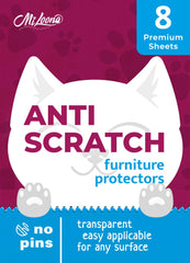 Miloona cat anti-scratch protector on sofa setup shields upholstery from claws while blending with decor.