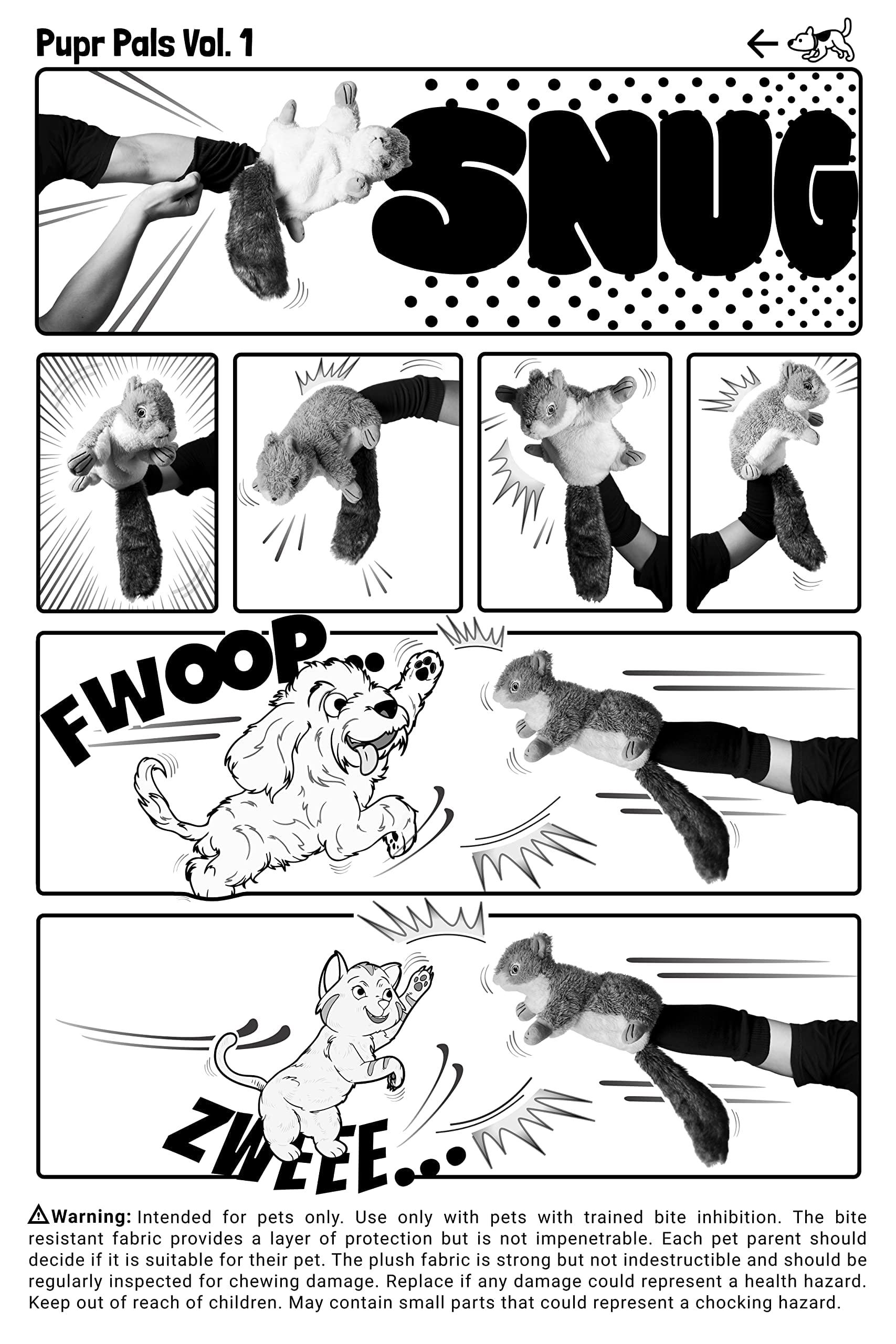 Milunova Pupr Pals designed in the USA, patent pending.