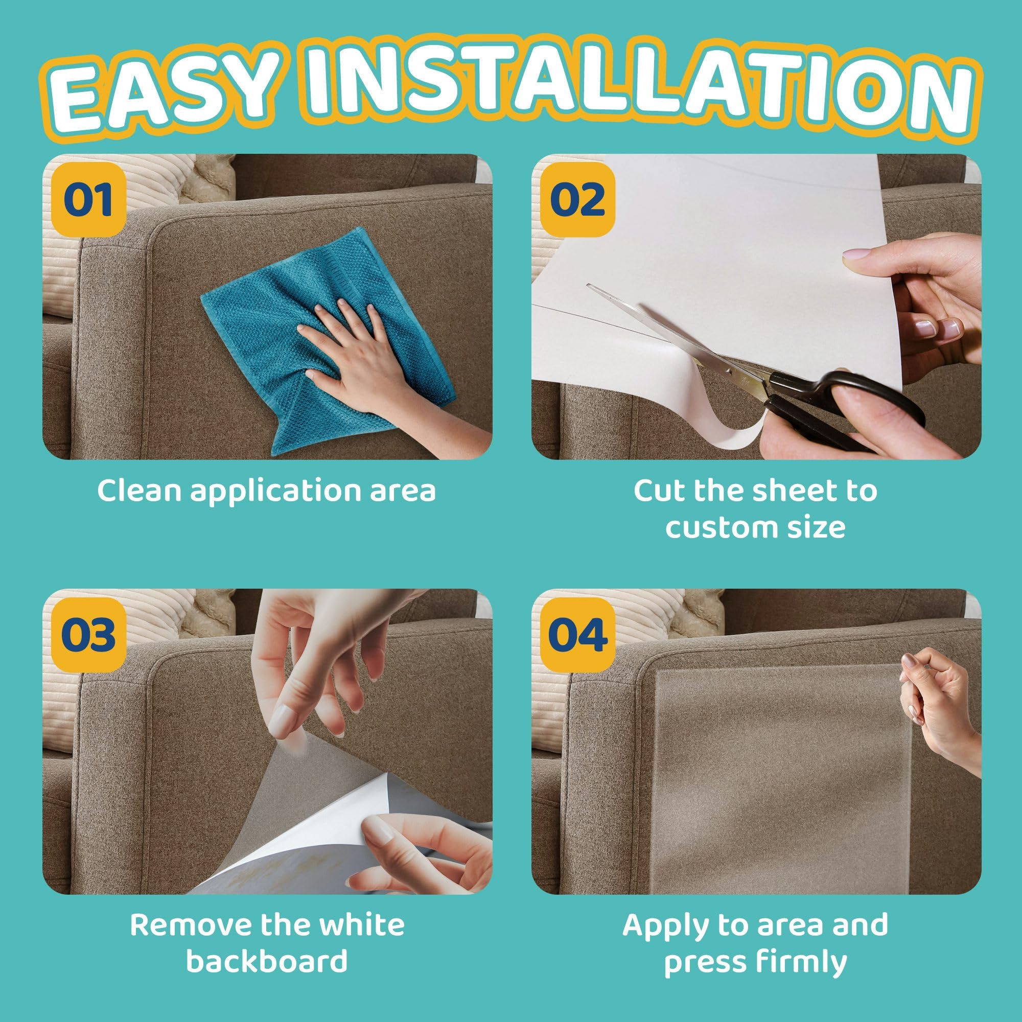 Mimi&Bubu corner guard protects sofa edges from claws and wear.