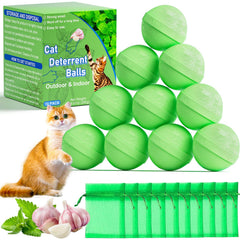 Mimo Style Cat Deterrent Outdoor packaging shows natural peppermint formula for pet-safe yard protection.