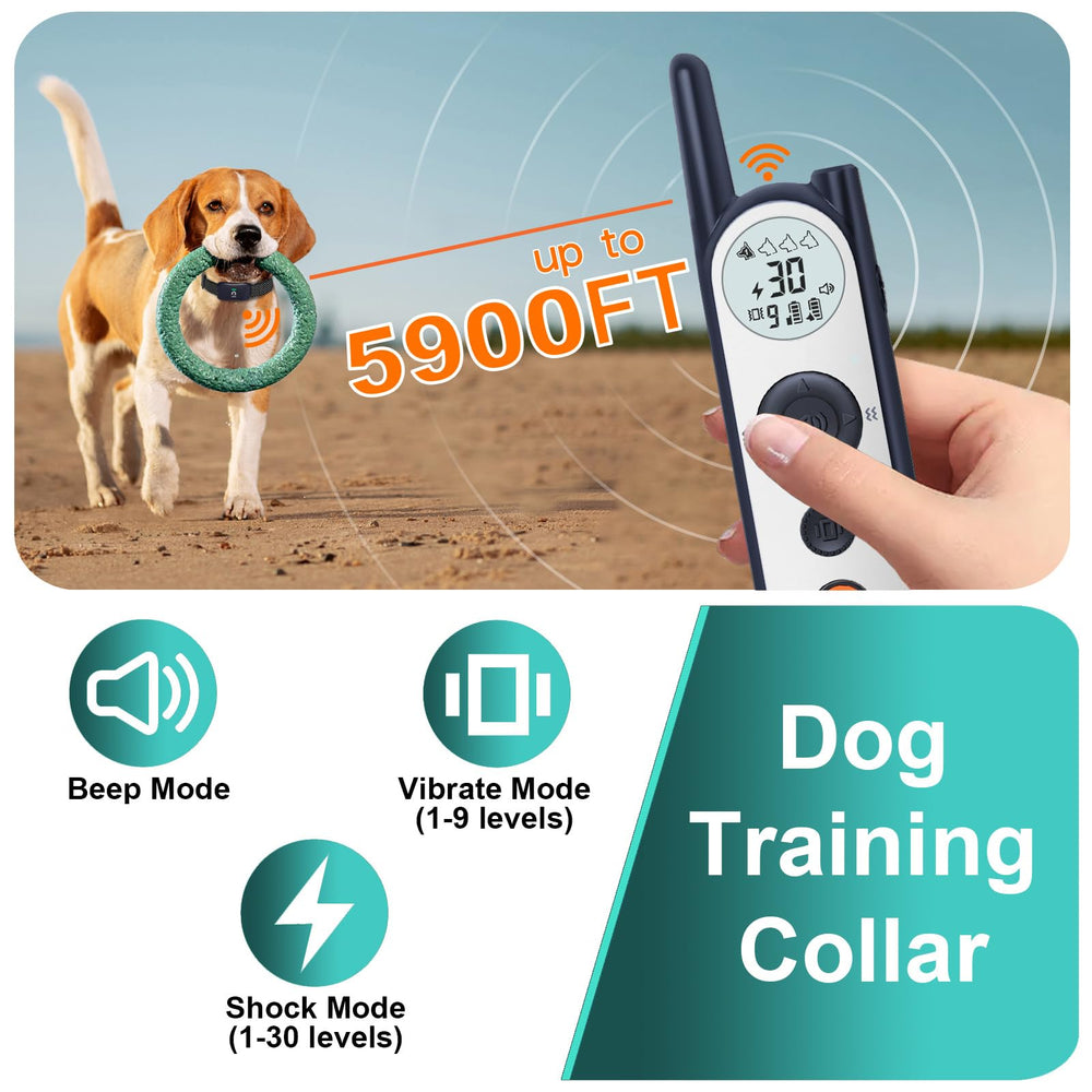 MIMOFPET remote control close-up with multiple training modes.