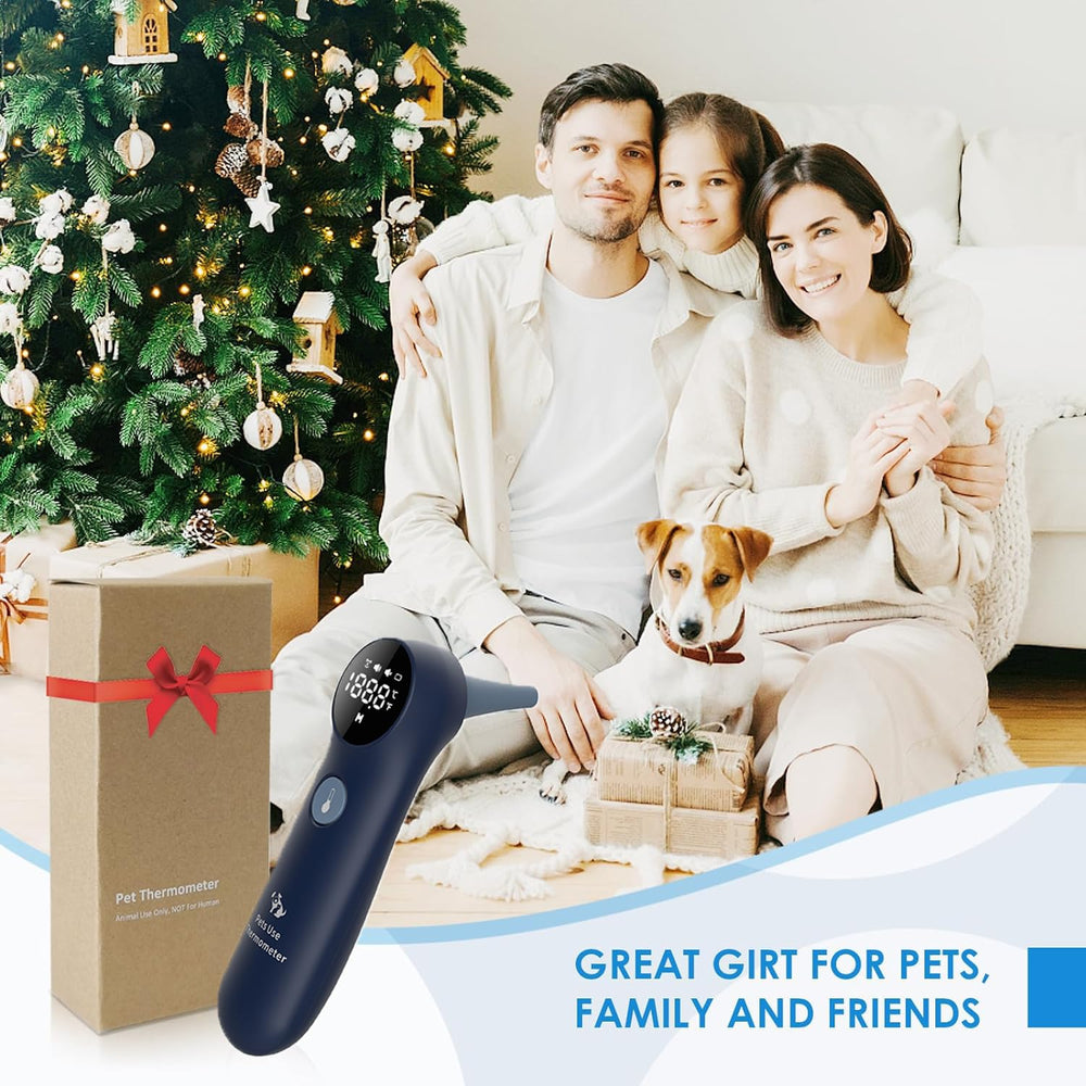 MINDPET-MED battery-powered thermometer for convenient use anywhere.