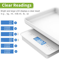 MINDPET-MED tempered-glass surface highlights a durable, easy-to-clean weigh-in area.