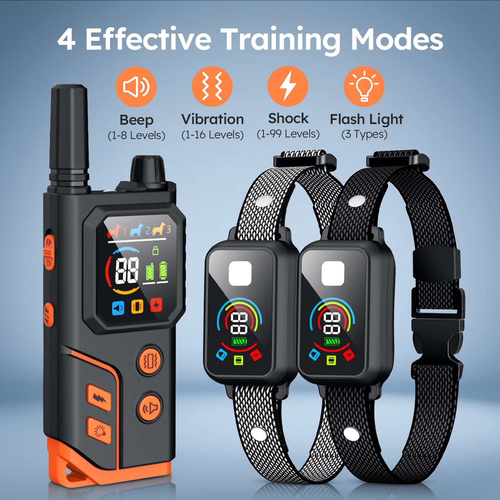 Ming Yun remote-control dog collar for quick, precise training commands