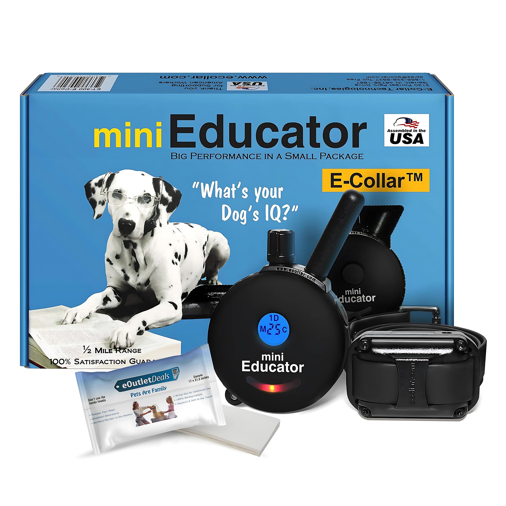 Mini Educator ET-300 collar receiver close-up for reliable training in any weather