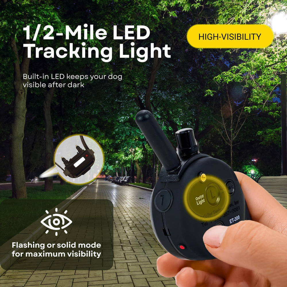 Mini Educator ET-300 waterproof collar ready for outdoor training