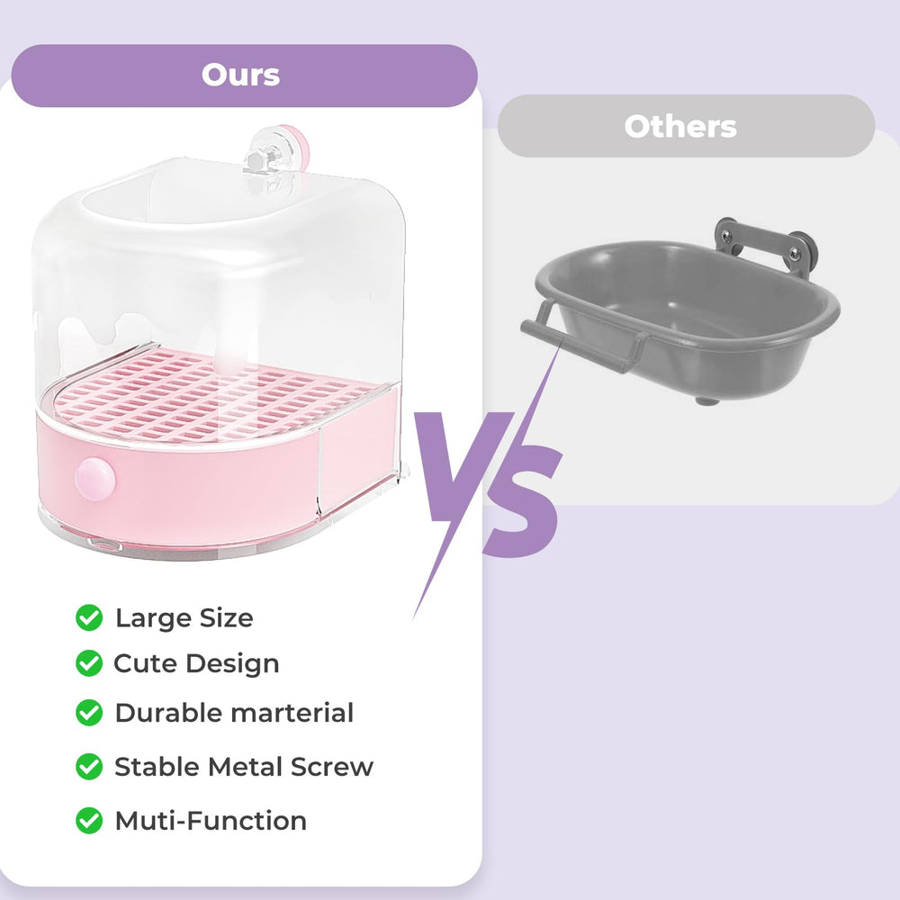 mini&moe Bird Bath PC material emphasizes durability and safety.