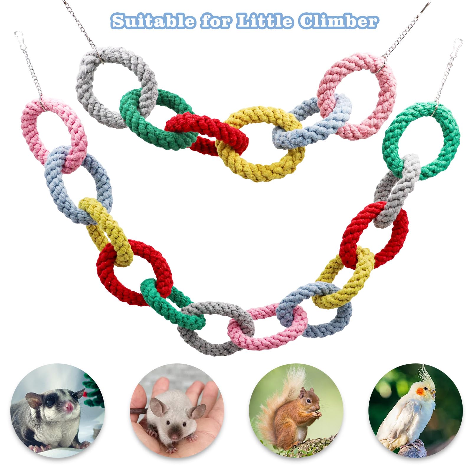 MinrzPet durable cotton rope pet toy provides gentle daily play and paw-friendly grip.