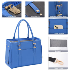 Minsong fashion pet carrier blue fixed leash interior for secure small pet outings