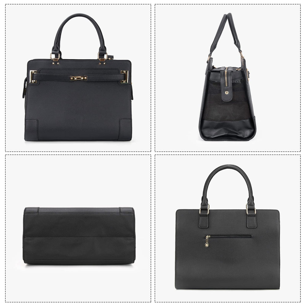 Minsong fashion pet carrier leather material with PU leather for durability