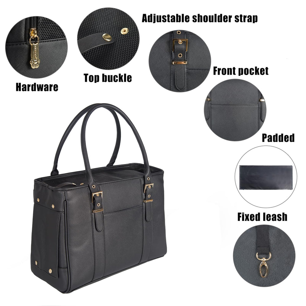 Minsong fashion pet carrier ventilation mesh detail: airflow for pet comfort.