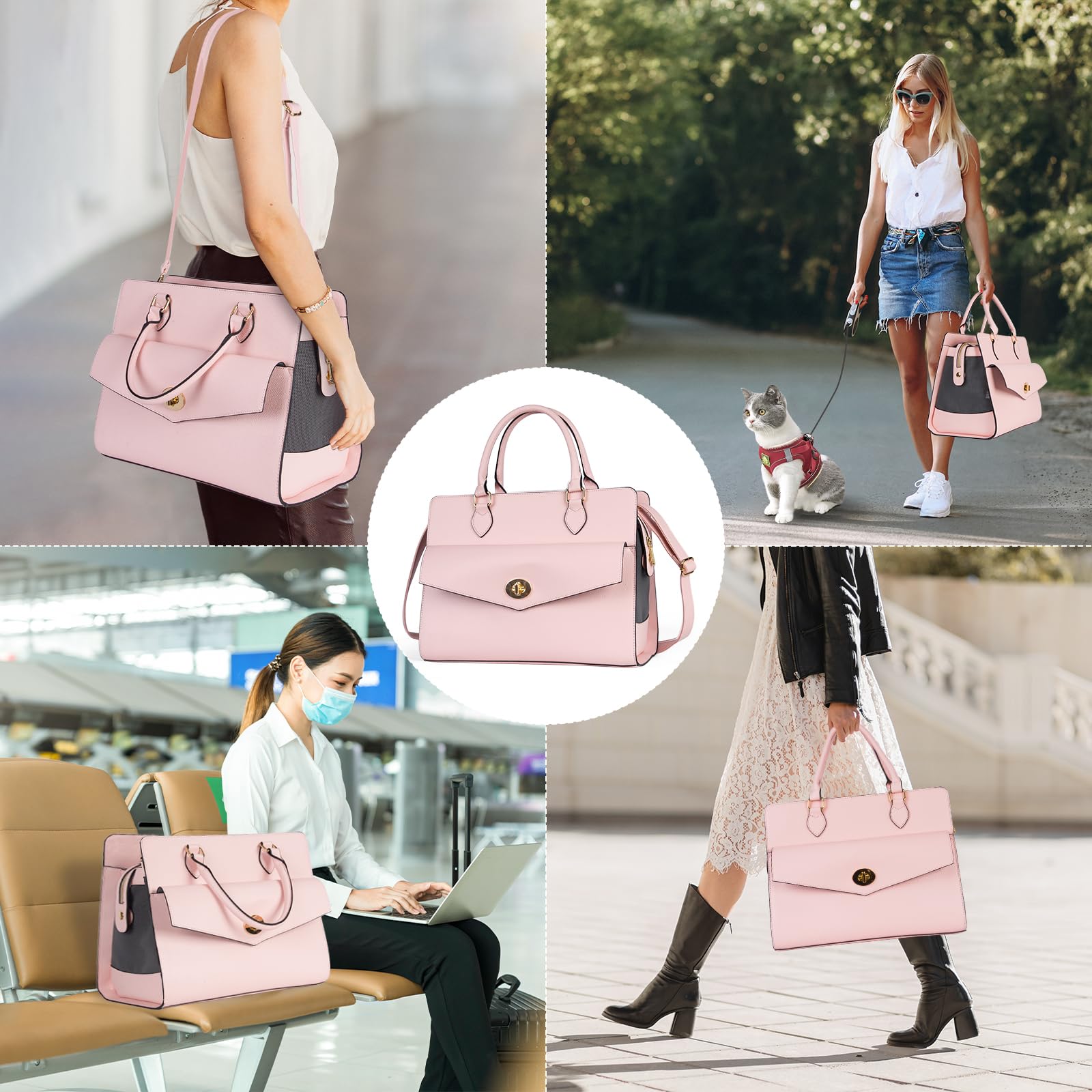 Minsong lightweight carrier ideal for trips, vet visits, and errands.