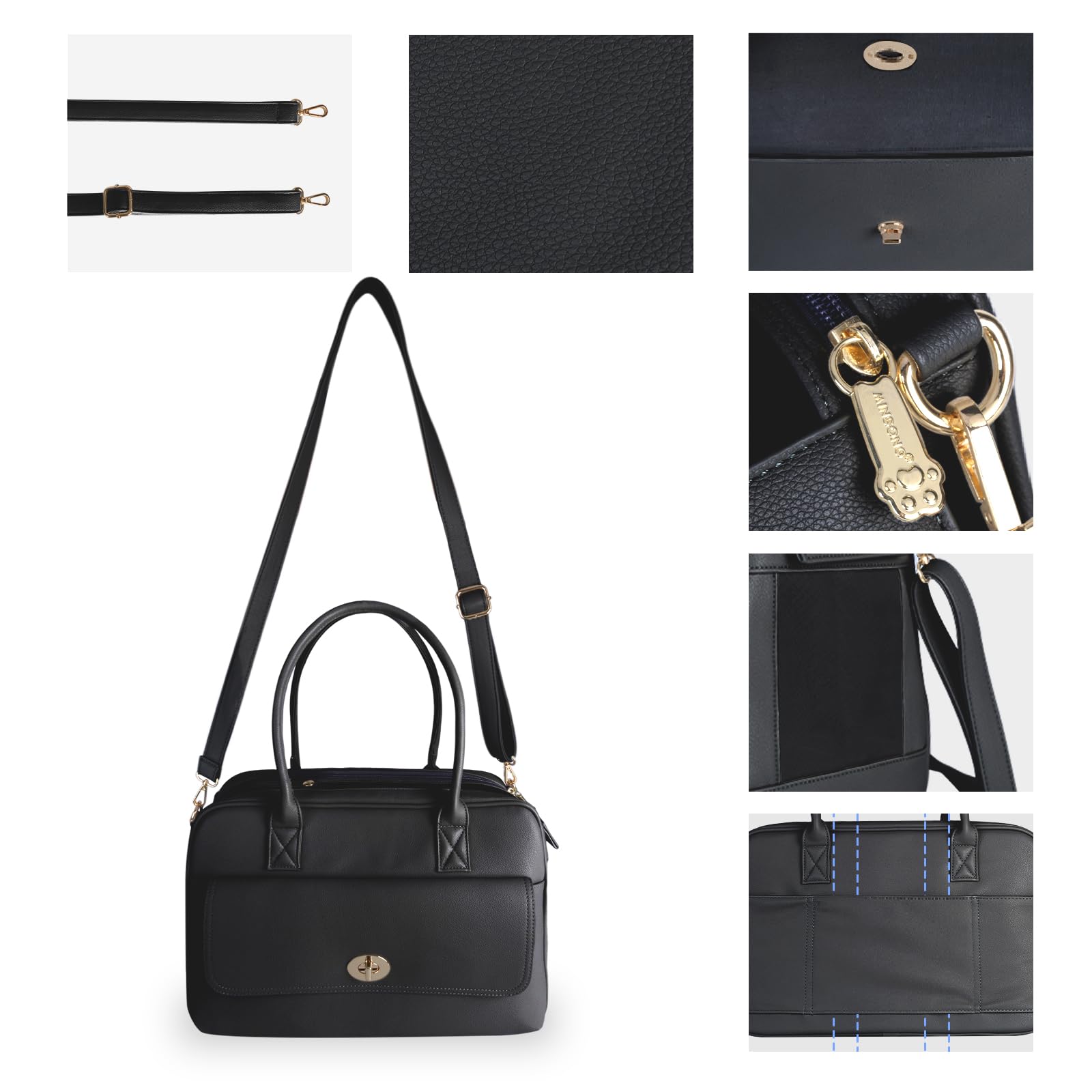 Minsong luggage attachment simplifies multi-bag travel setups.