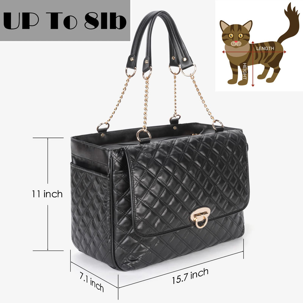Minsong pet carrier interior shows small pets resting securely during travel.