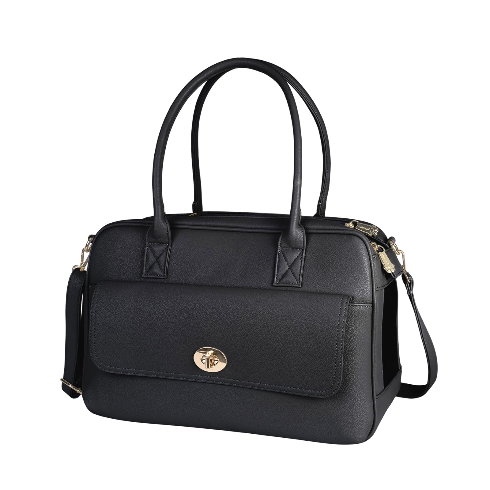 Minsong pet carrier purse black for versatile dog and cat travel.